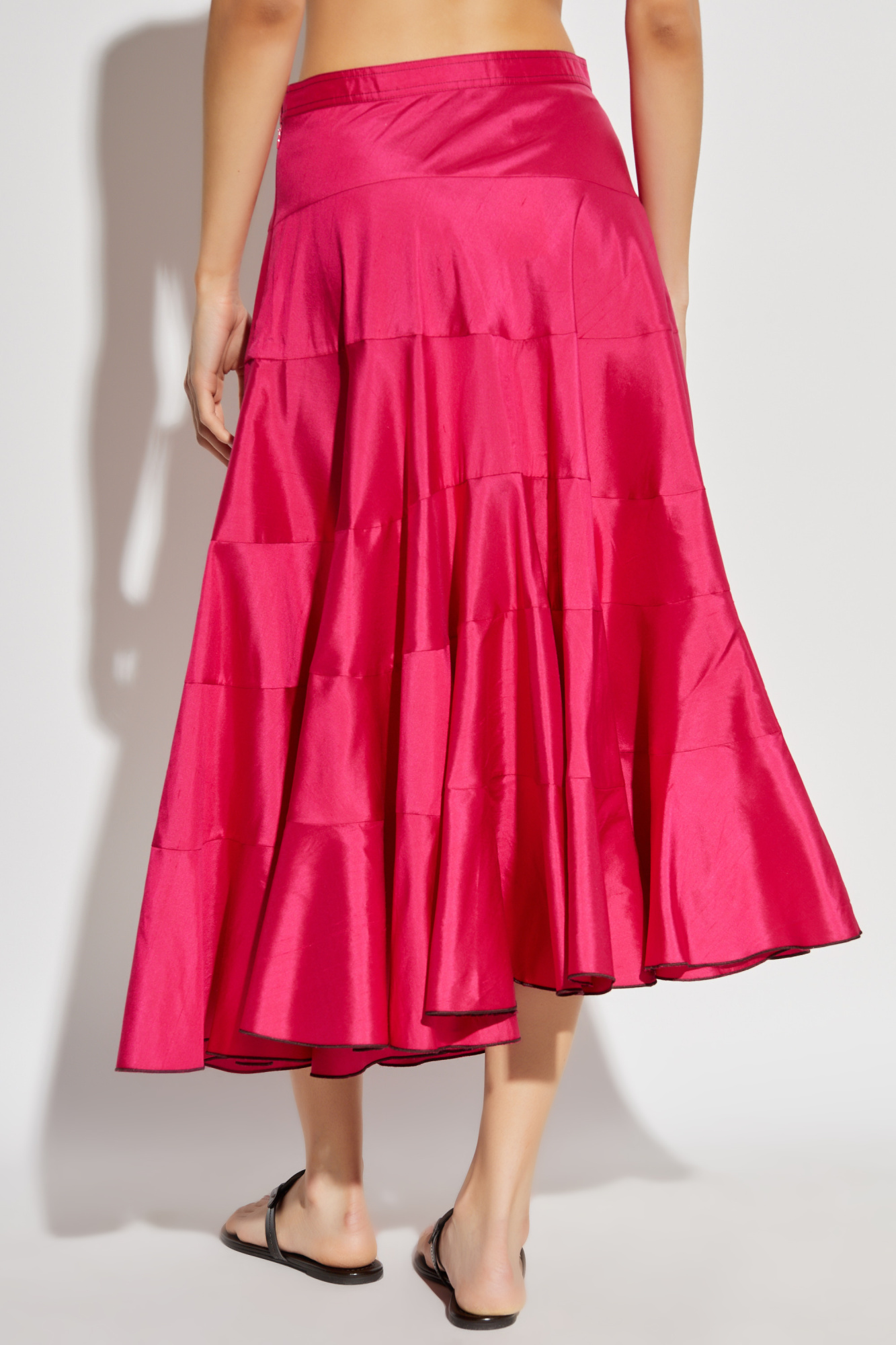Tory Burch Silk skirt with an asymmetrical cut | Women's